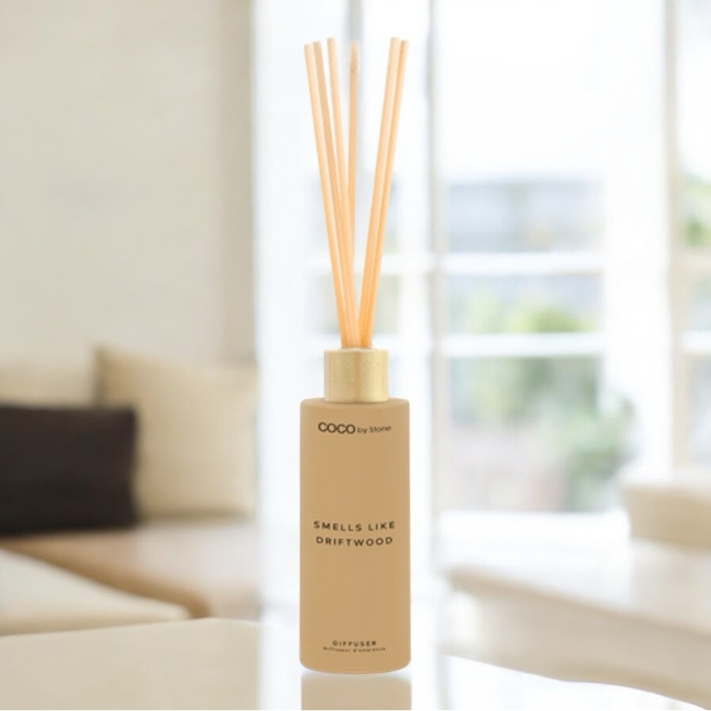 COCO by Stone Reed Diffuser - (Fall Scent) Smells Like Driftwood - NEW IN BOX